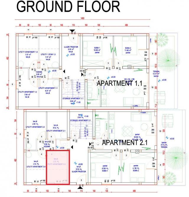 MALI LOŠINJ, NEREZINE - Wohnung in einem neuen Gebäude, 80 m vom Meer entfernt