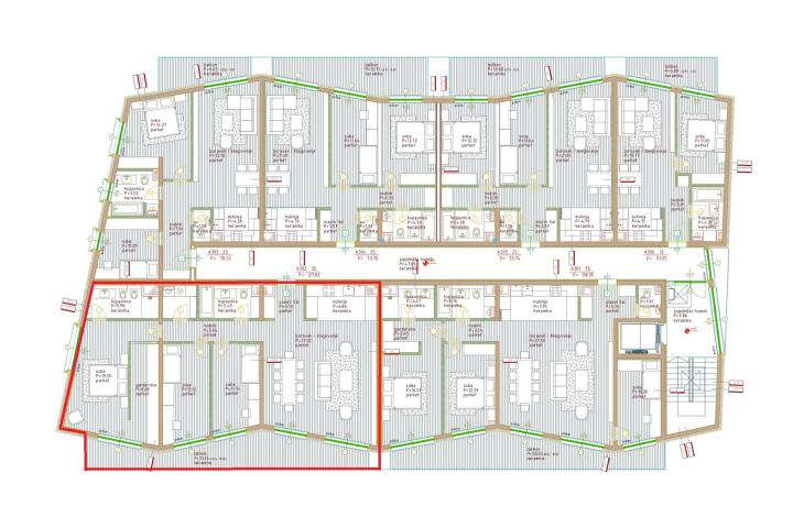 Istra, Poreč - trosoban stan na 3. katu moderne novogradnje NKP 145m2