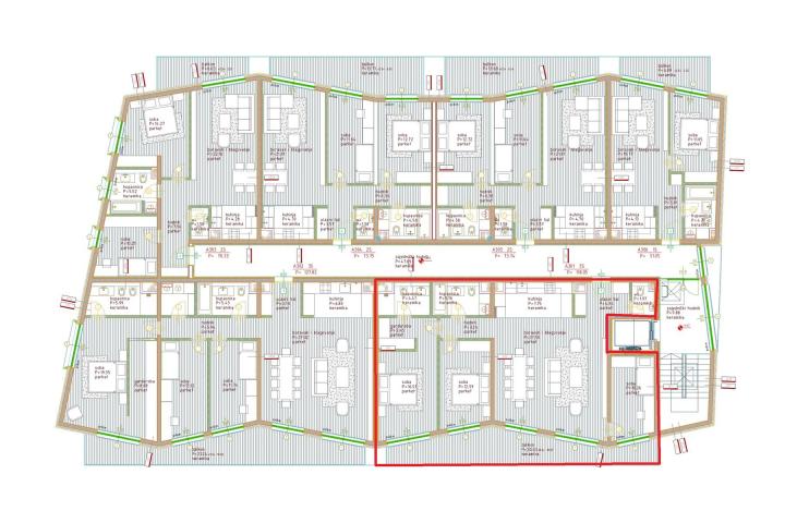 Istra, Poreč - trosoban stan na 3. katu moderne novogradnje NKP 128m2