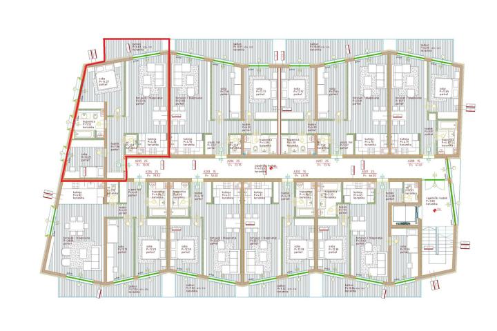 Istra, Poreč - dvosoban stan na 2. katu moderne novogradnje NKP 81m2