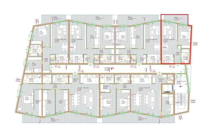 Istra, Poreč - jednosoban stan na 3. katu moderne novogradnje NKP 55m2