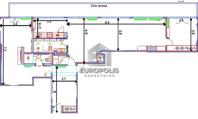 Izdavanje, penthouse, odmah useljiv ID#6165