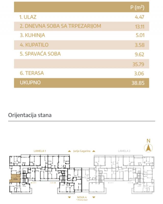 DVOSOBAN STAN U NOVOGRADNJI NA NOVOM BEOGRADU-SAKURA PARK