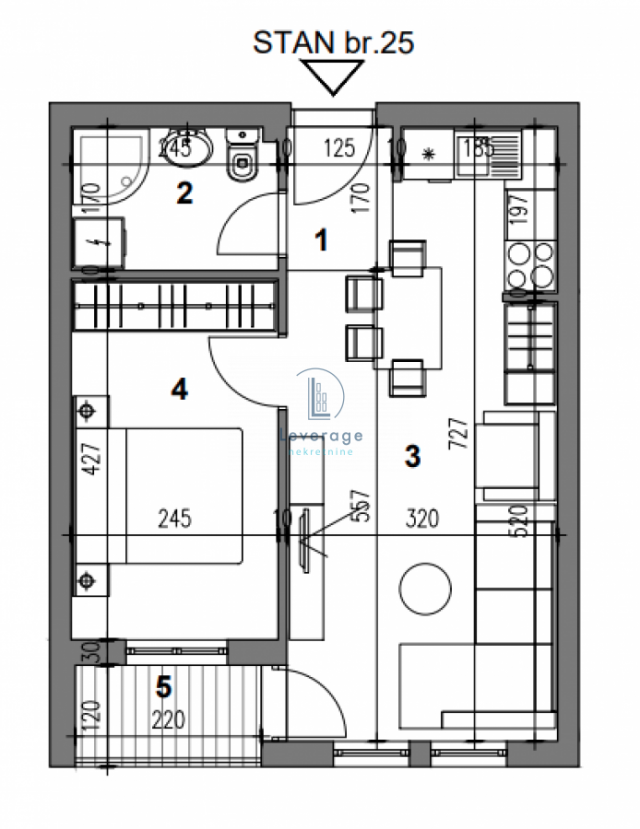 Novogradnja, Mirijevo, 40. 37 m2, cena bez pdv-a