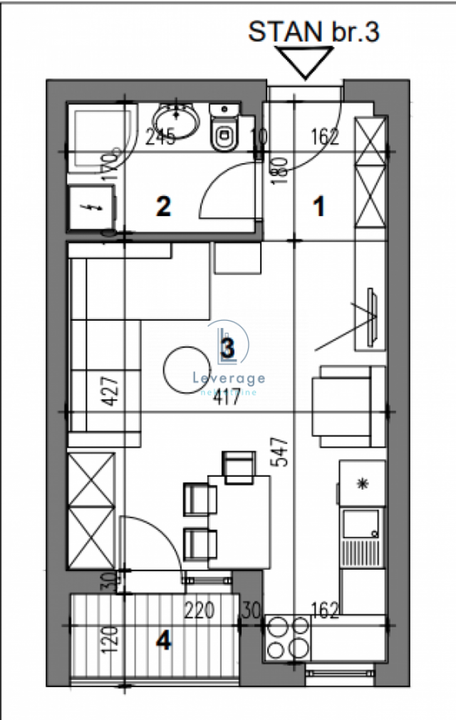 Novogradnja, Mirijevo, 29. 14 m2, cena bez pdv-a