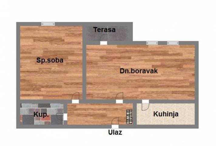 Nova Detelinara - dvosoban stan - 51m2