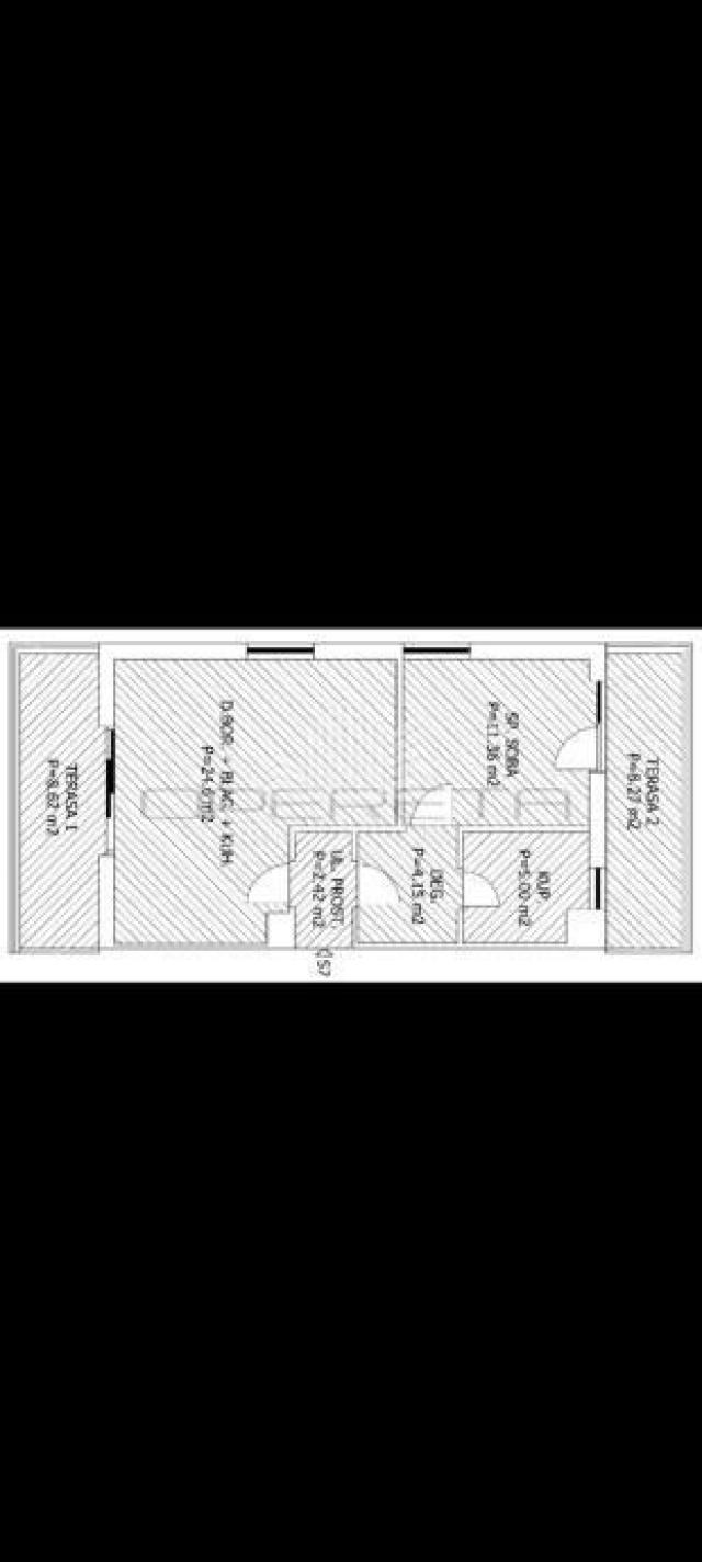 Novouređeni 2-S stan 58m2, NOVI ZAGREB-blizu Arene