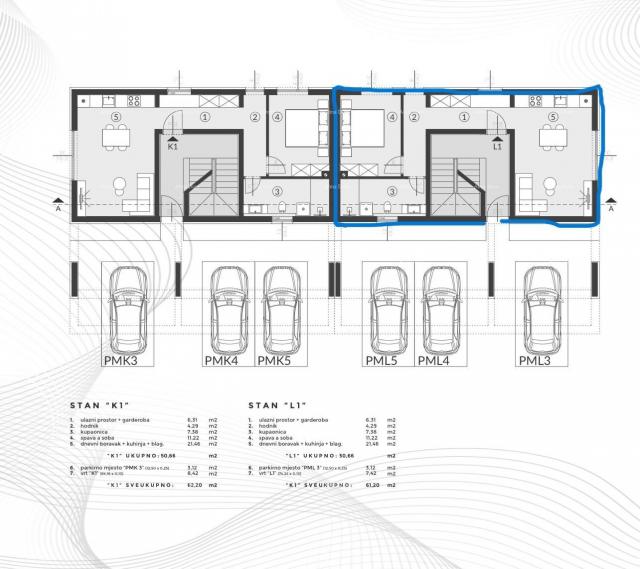 Wohnung Verkauf moderner Wohnungen in einem neuen Wohnprojekt, Štinjan