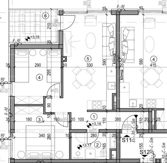 Wohnung Neubauprojekt in Pula! Modernes Apartmenthaus in der Nähe des Stadtzentrums.