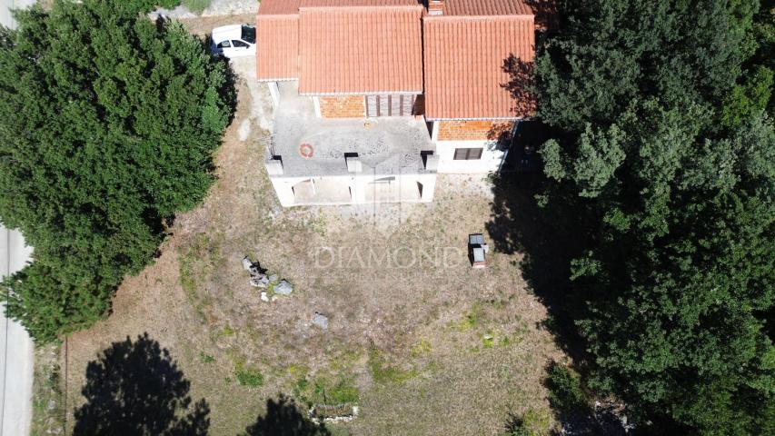 Labin, Rabac, house with sea view