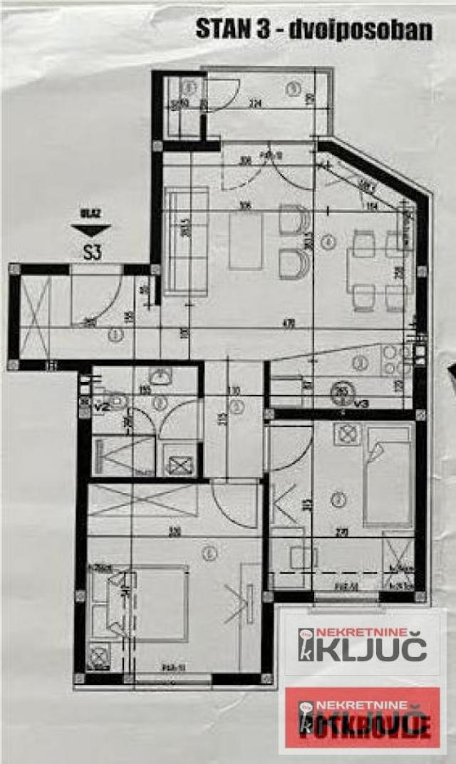 ADICE, 52m2, Dvoiposoban, Novogradnja