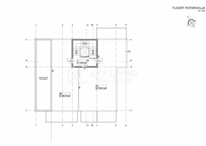 Poreč-okolica, Moderan stan sa krovnom terasom 89 m2, s pogledom na more