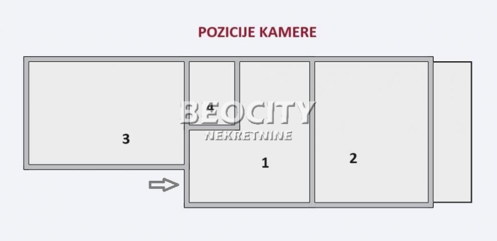 Zemun, Zemun polje, Mihajla Pupina, 2. 0, 53m2, 350EUR