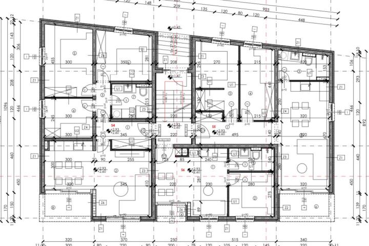 Kaštel Lukšić, trosoban stan na prvom katu neto korisne površine 69, 57 m2 – S4