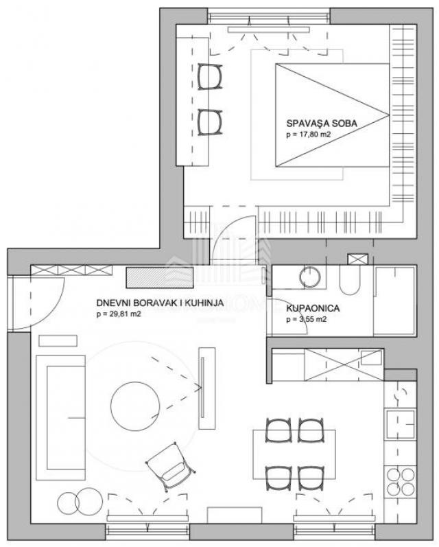 Flat Svetice, Maksimir, 51m2