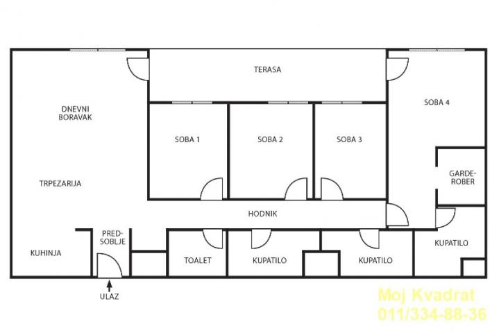 Novi Beograd, Blok 65 (West 65) - Tadije Sondermajera, 140m2