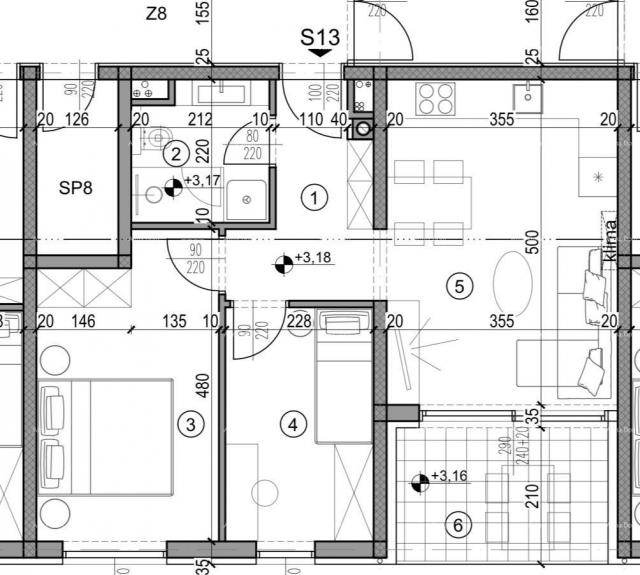 Apartment New building project in Pula! Apartment building with elevator, Monvidal.