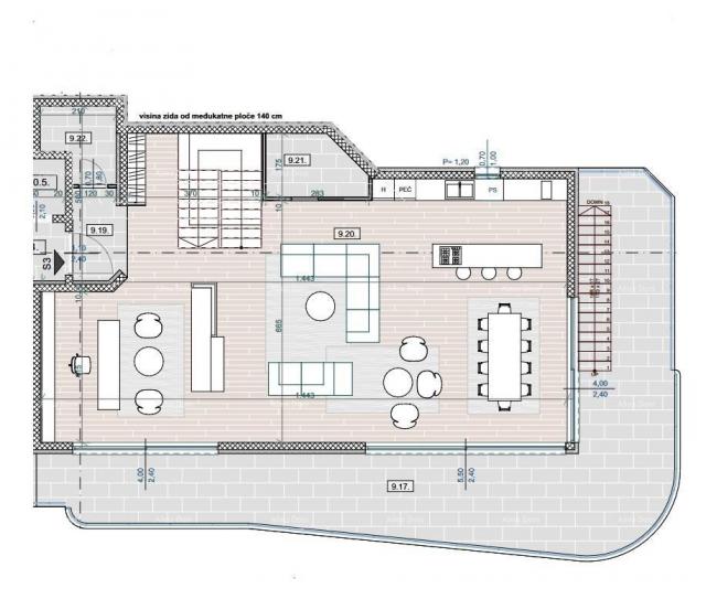 Wohnung Verkauf von im Bau befindlichen Luxusapartments, 200 m vom Meer entfernt, Opatija! S3