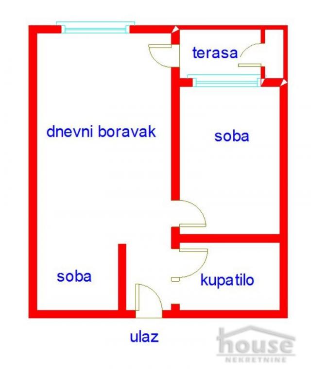 Stan NOVI SAD, AVIJACIJA, kv: 39, € 88580, ID: 1062185