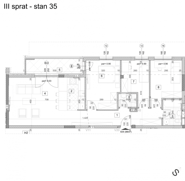 NOVI SAD - TELEP - 88. 00 m2