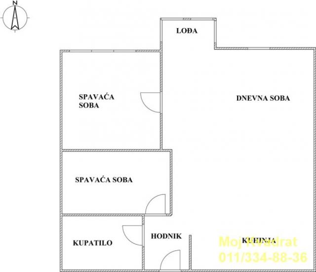 Čukarica, Čukarička padina - Obalskih radnika, 44m2