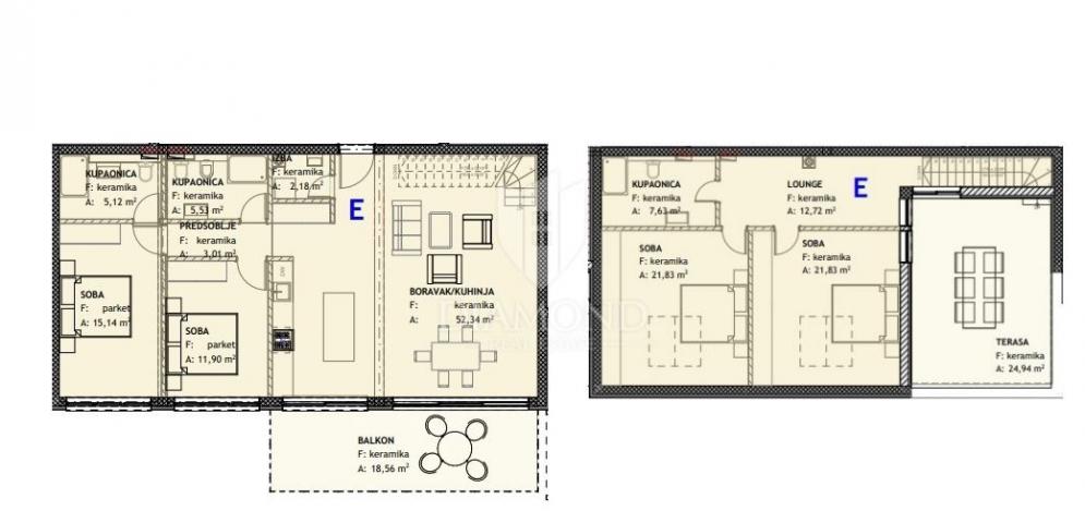 Stan/Apartman Rovinj, 172, 92m2