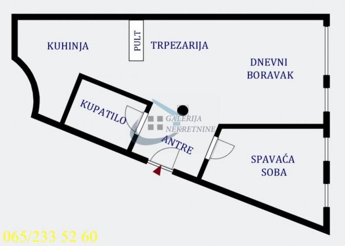 Vračar, Hram Sv. Save - Šumatovačka 61m2