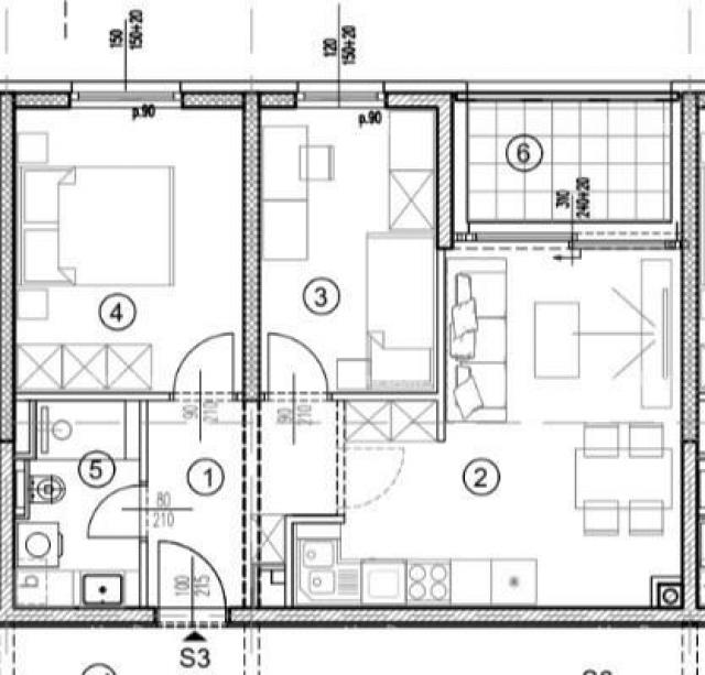 Wohnung Wohnungen zum Verkauf in einem neuen Wohnprojekt in exklusiver Lage, 300 m vom Meer entfernt