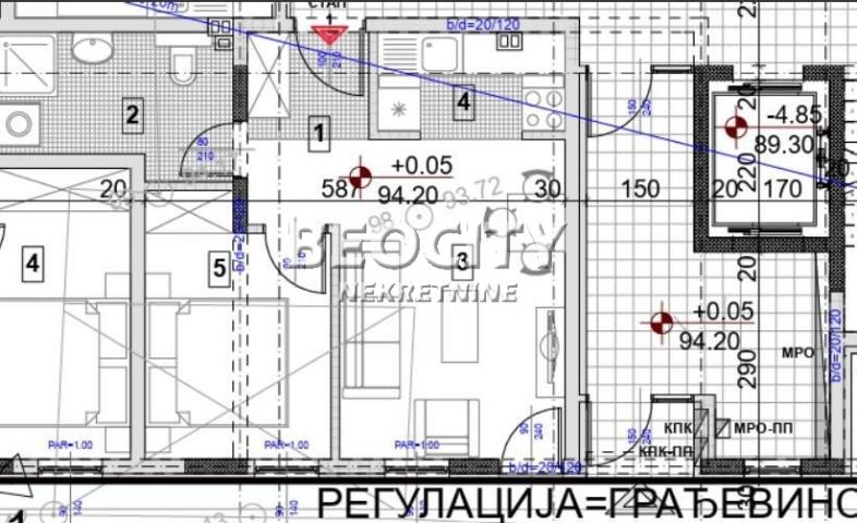 Zemun, Prvomajska, Hercegovačka, 1. 5, 36m2, 82000EUR