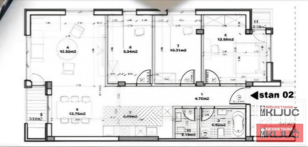 VETERNIČKA RAMPA, 82m2, Četvorosoban sa pdv