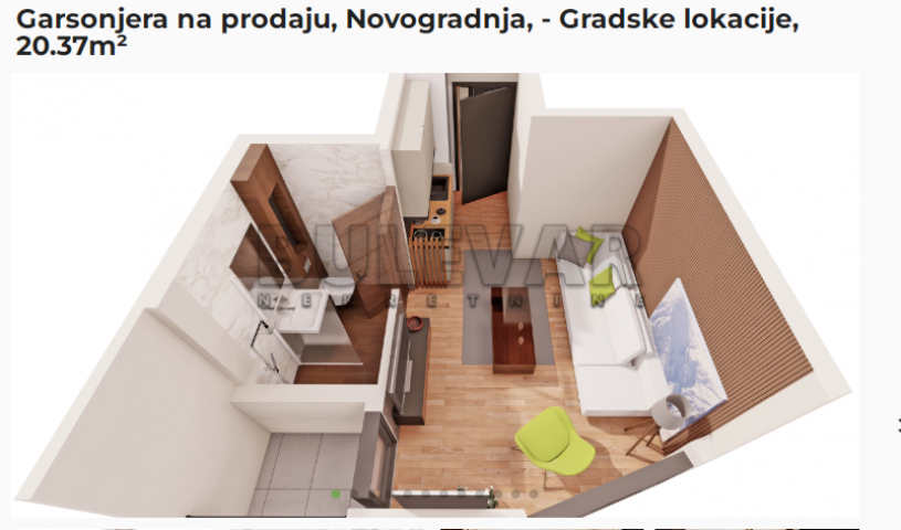 Lux Apartman, novogradnja Sokobanja 20. 37m2, 1. sprat, na izuzetnoj lokaciji