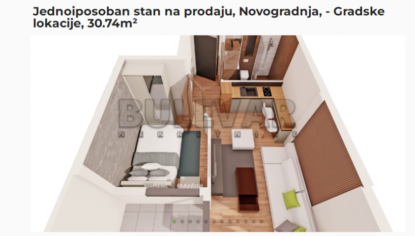 Lux Apartman, novogradnja Sokobanja 30, 74m2, 1. sprat, na izuzetnoj lokaciji