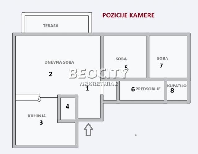 Voždovac, Lekino brdo, Mažuranićeva, 3. 0, 82m2, 850EUR