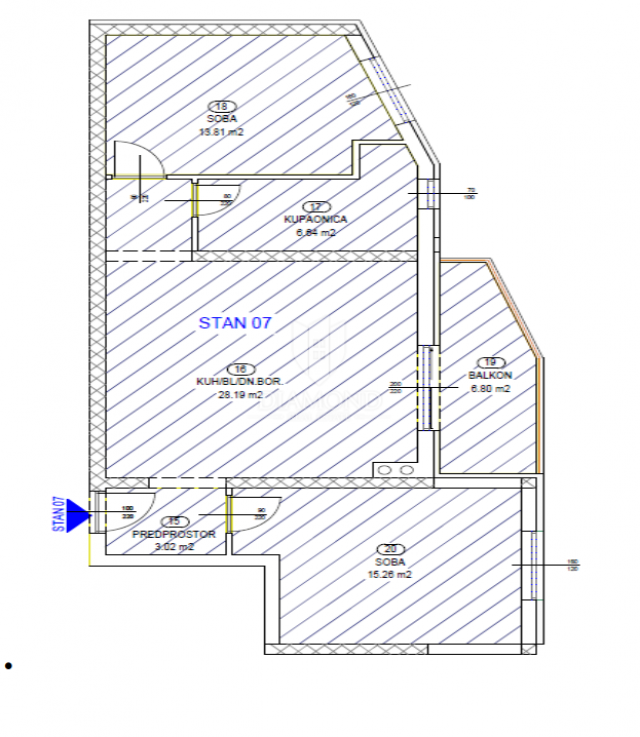 Apartment  Kastav, 73,72m2