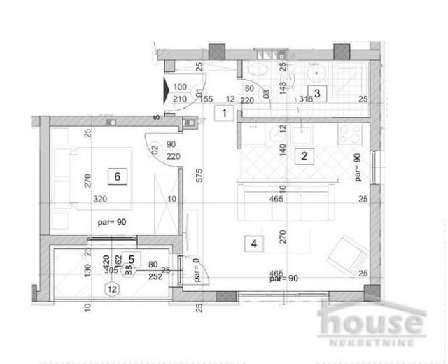 Stan NOVI SAD, TELEP, kv: 38, € 93940, ID: 1062360