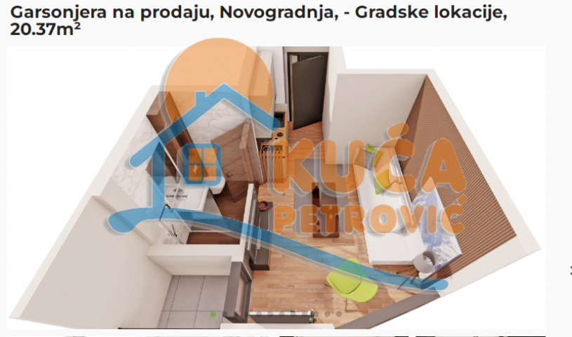 Lux Apartman, novogradnja Sokobanja 20. 37m2, 1. sprat, na izuzetnoj lokaciji