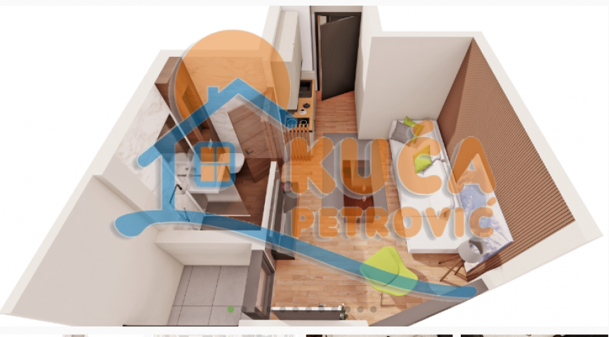 Lux Apartman, novogradnja Sokobanja 20. 27m2, 2. sprat, na izuzetnoj lokaciji