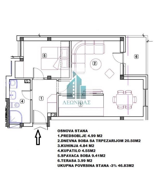 Novogradnja - PO + P + 3 Pantelej