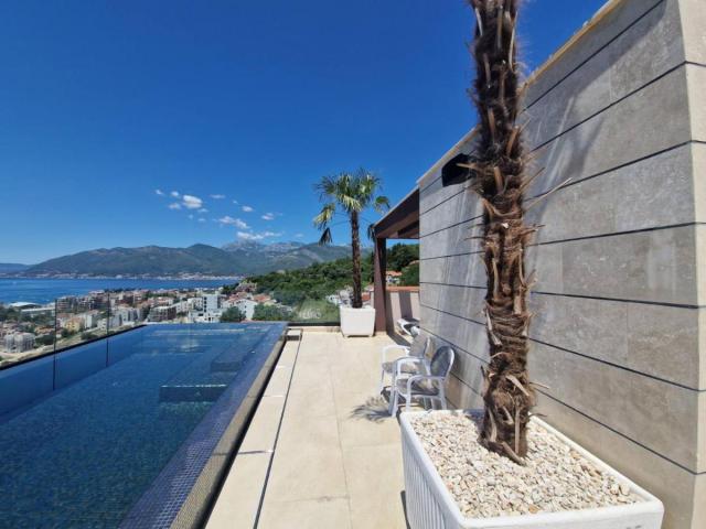 Luxurious two-bedroom apartment of 55m2 with swimming pool in Tivat