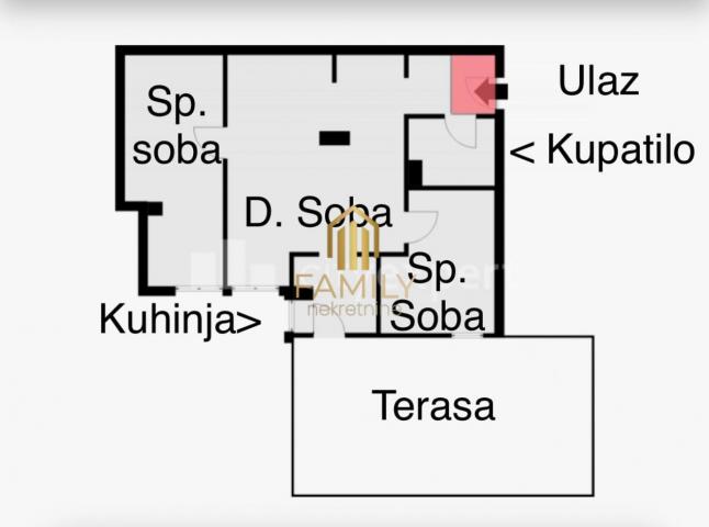 Na prodaju dvoiposoban stan na Limanu 3 - 55m2