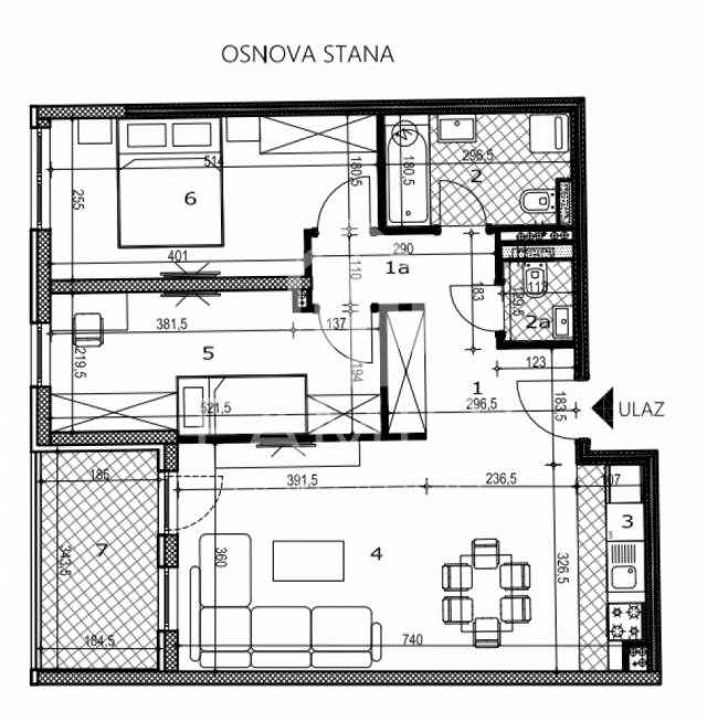 Prodaja trosobnog stana u novogradnji, Salajka, 72m2, Povrat PDVa, Useljiv!!!