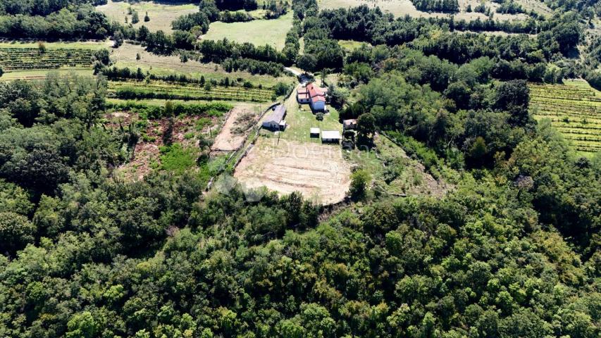  NOVOGRADNJA, KUĆA SA BAZENOM NA OSAMI, okolica Labina