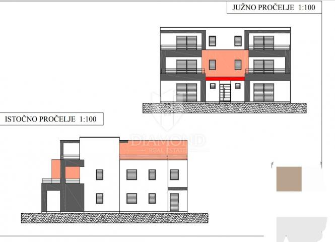 Poreč, Umgebung, zweistöckige Wohnung mit drei Schlafzimmern mit Meerblick!