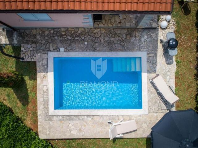 Labin area, house with swimming pool