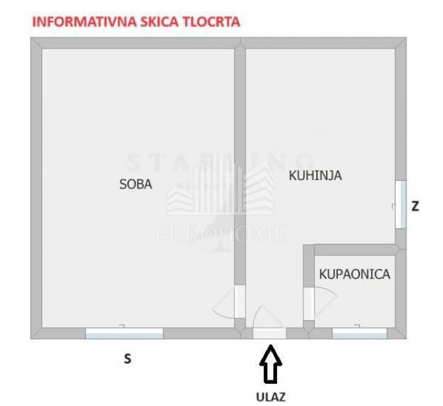 Stan, Trešnjevka, 28m2 + terasa, kompletno adaptiran 