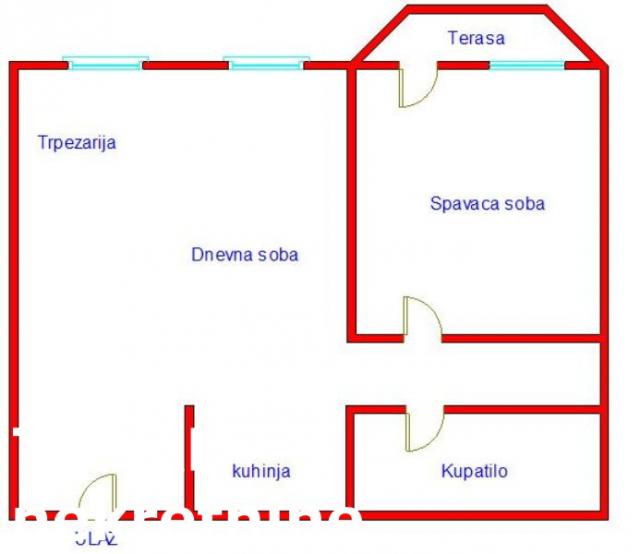 1. 5 Jednoiposoban stan NOVI SAD, 97850€