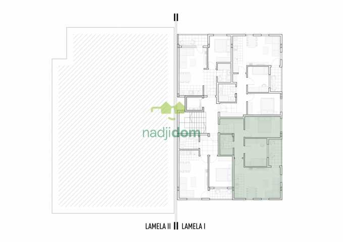 Residence 39: Dvoiposoban stan na I spratu 60m2