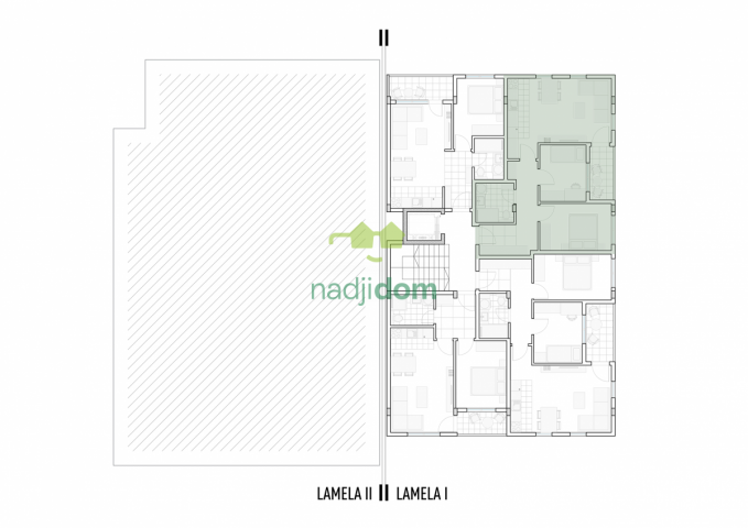 Residence 39: Dvoiposoban stan na IV spratu 59m2