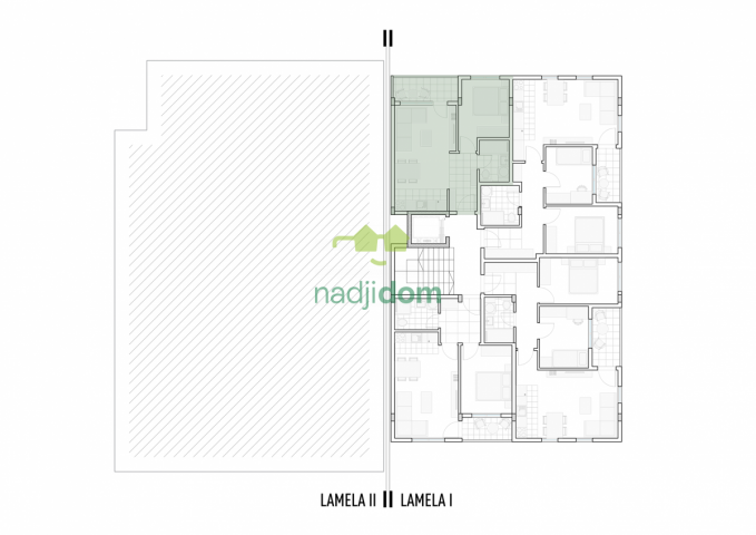 Residence 39: Jednoiposoban stan na III spratu 43m2