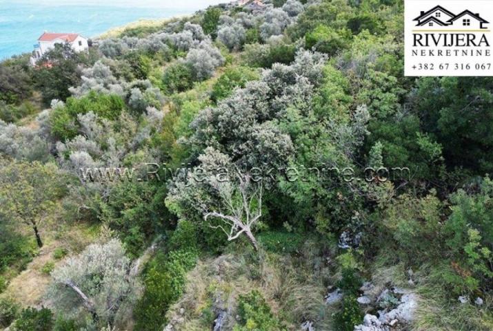 For sale land with building permit in Lustica